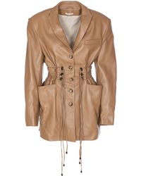 The Mannei - Leather Jacket - Lyst