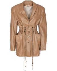 The Mannei - Leather Jacket - Lyst