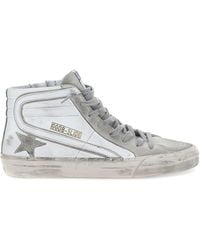 Golden Goose - Slide Distressed Effect Sneakers - Lyst