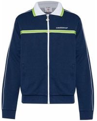 CASABLANCA - Logo Embroidered Zipped Jacket - Lyst