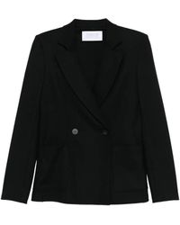 Harris Wharf London - Double Breasted Jacket - Lyst