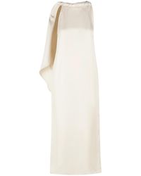 Loulou de Saison - Susan Ivory Silk Dress - Lyst