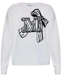 Max Mara - Monogram-Pattern Sweater - Lyst