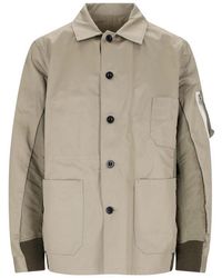 Sacai - Shirt Style Casual Jacket - Lyst