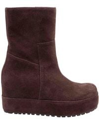 Paloma Barceló - Disa Track Suede Ankle Boot - Lyst