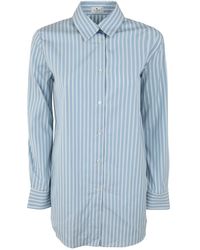 Etro - Cotton Striped Oversized Shirt - Lyst