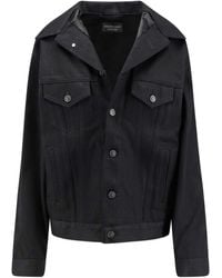 Balenciaga - Giacca Di Jeans Standing - Lyst