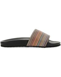 Paul Smith - Slide Sandals With Logo - Lyst