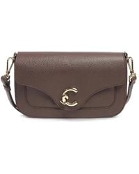 Coccinelle - Handbag Grained Leather Berry - Lyst