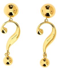 Moschino - Question Mark Earrings - Lyst