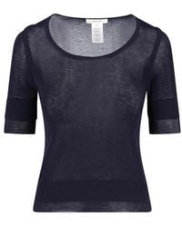 Lemaire - Viscose And Silk T-Shirt - Lyst