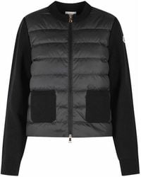 Moncler - Tricot' Virgin Wool Cardigan - Lyst