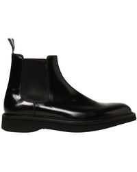 Green George - Beatles Ankle Boots In Leather Po - Lyst