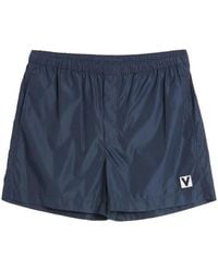Valentino - 'Vlogo Signature' Swim Shorts - Lyst