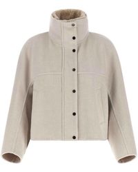 Brunello Cucinelli - Cropped Coat - Lyst