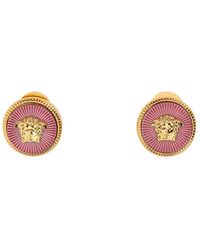 Versace - biggie Jellyfish Button Earrings - Lyst