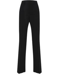 DSquared² - Wool Blend High Rise Trousers - Lyst