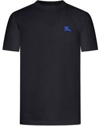 Burberry - Crew Neck T-Shirt With Logo - Lyst