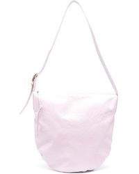 Jil Sander - Medium Crinkled Leather Shoulder Bag - Lyst