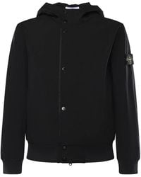 Stone Island - Rainproof Nylon Rep Jacket With Logo - Lyst