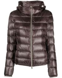 Herno - Short Puffer Jacket With High Collar - Lyst
