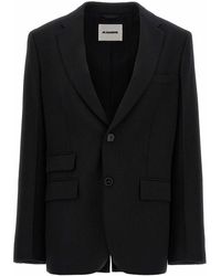 Jil Sander - Tailored Single-breasted Blazer - Lyst