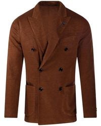 Lardini - Giacca Uomo Jersey Drop 7 Reg - Lyst