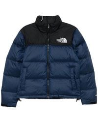 The North Face - Quilted Puffer Jacket With High Collar - Lyst