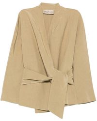Cortana - Simona Linen And Silk Jacket - Lyst