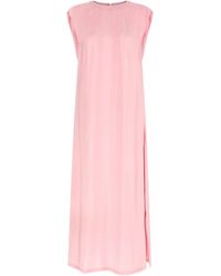 Nude - Round-Neck Dress - Lyst