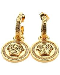 Versace - Medusa Logo Earrings - Lyst