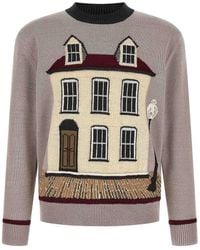 Junya Watanabe - Jacquard Sweater - Lyst