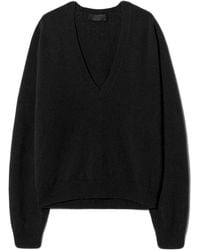 Nili Lotan - 'Feron' V Neck Sweater - Lyst