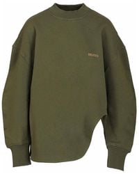 The Attico - Sweatshirt With Embroidered Logo - Lyst