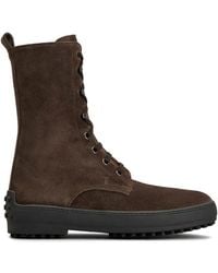 Tod's - "Winter Gommino" Ankle Boots - Lyst