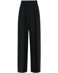 KHAITE - Maris Polyester Blend Pants - Lyst