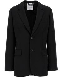 Moschino - Single-Breasted Martingale Blazer - Lyst