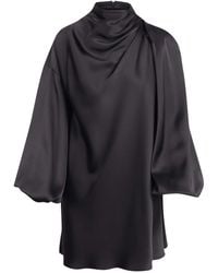 GIUSEPPE DI MORABITO - Satin Mini Dress With Jewel Detail - Lyst