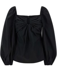 Carolina Herrera - Puff' Sleeve Top - Lyst