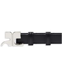 Alexander Wang Metal Letters Belt in Black | Lyst