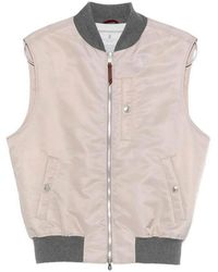 Brunello Cucinelli - Bomber Jacket - Lyst