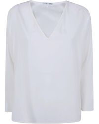 Shirt C-zero - V Neck Tunic T-Shirt - Lyst