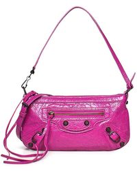 Balenciaga - Le City Leather Pouch With Shoulder Strap - Lyst