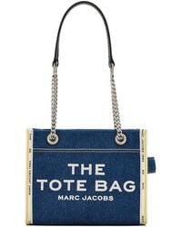 Marc Jacobs - La Borsa Tote Piccola Con Catena Di Jeans - Lyst