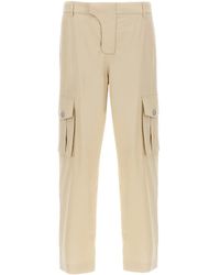 Balmain - Tailored Straight Leg Cotton Cargo Pants - Lyst