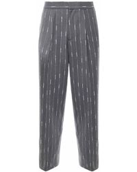 Bonsai - Pinstriped Trousers With Pleats - Lyst