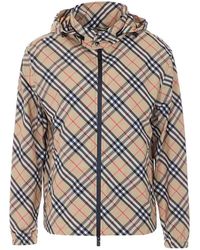 Burberry - Check Jacket - Lyst
