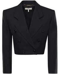 Chloé - Short Striped Spencer Jacket - Lyst