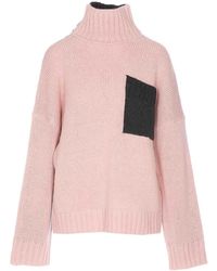 JW Anderson - Contrast Patch Pocket Sweater - Lyst