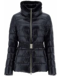 Herno - Claudia Down Jacket With Faux Fur Collar - Lyst